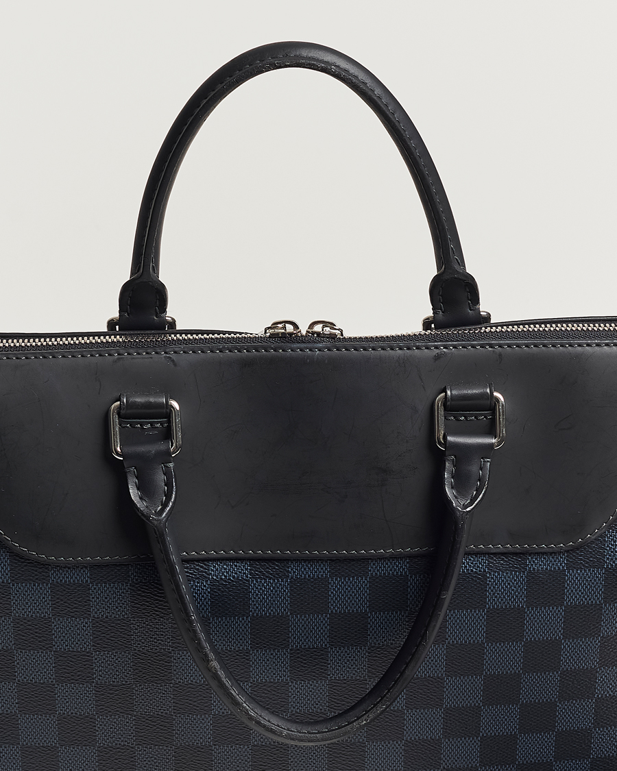 Mies | Louis Vuitton Pre-Owned Porte-Documents Jour Briefcase Damier Navy | Louis Vuitton Pre-Owned | Porte-Documents Jour Briefcase Damier Navy
