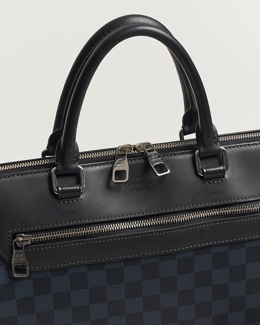 Mies | Louis Vuitton Pre-Owned Porte-Documents Jour Briefcase Damier Navy | Louis Vuitton Pre-Owned | Porte-Documents Jour Briefcase Damier Navy