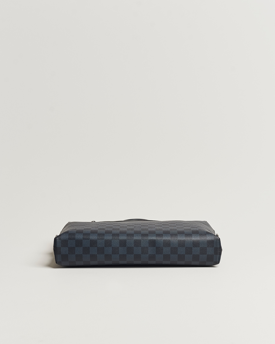 Mies | Louis Vuitton Pre-Owned Porte-Documents Jour Briefcase Damier Navy | Louis Vuitton Pre-Owned | Porte-Documents Jour Briefcase Damier Navy