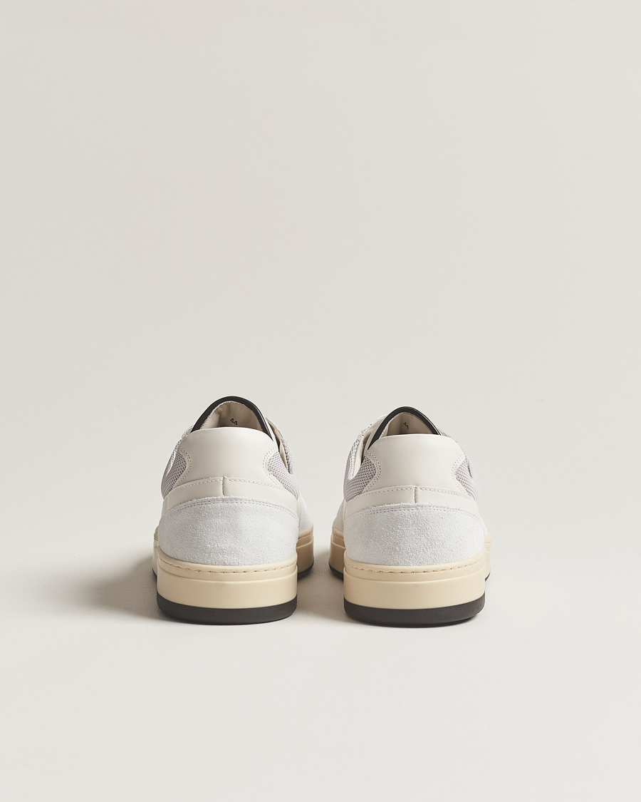 Mies | Sweyd Net Suede/Leather Sneaker White/Grey | Sweyd | Net Suede/Leather Sneaker White/Grey