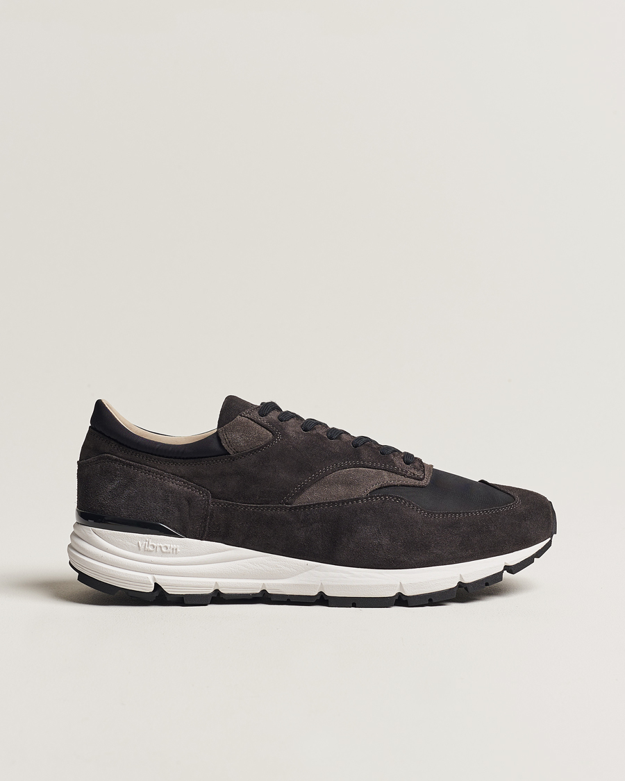 Mies | Sweyd Way Suede Running Sneaker Faded Black | Sweyd | Way Suede Running Sneaker Faded Black