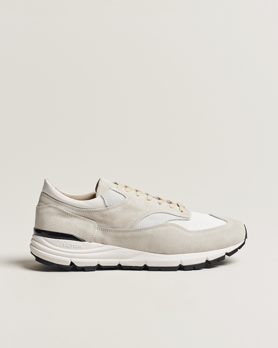 Mies | Sweyd Way Suede Running Sneaker White/Grey | Sweyd | Way Suede Running Sneaker White/Grey