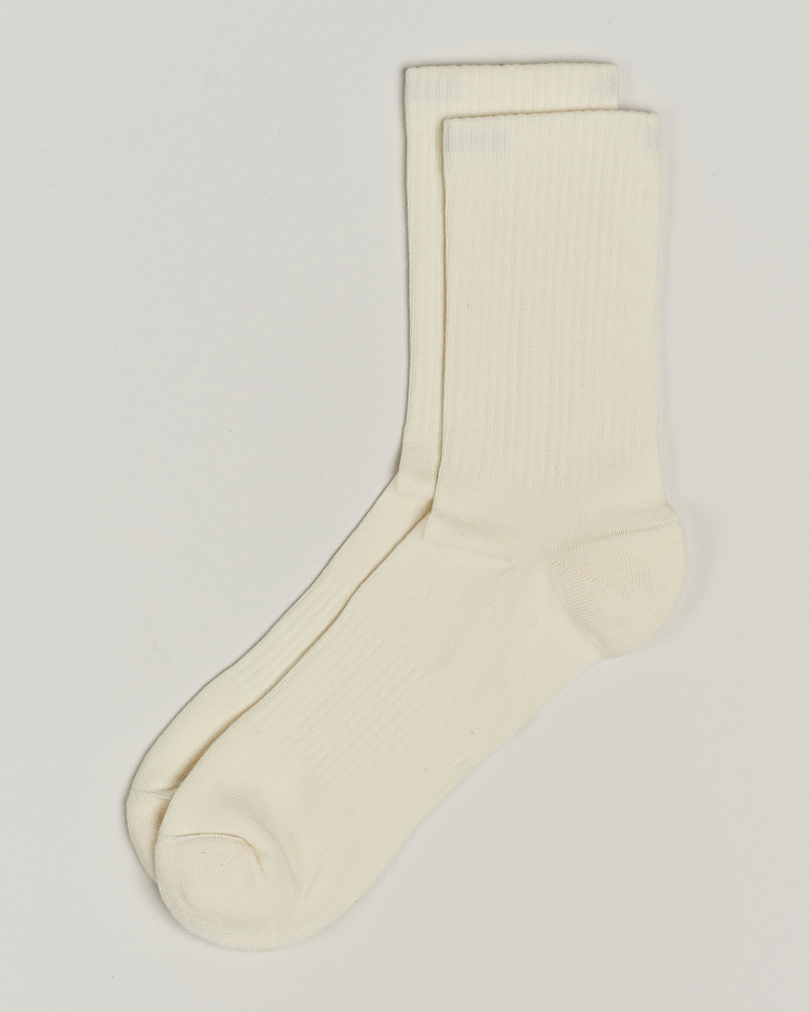 Mies | Alusvaatteet | Sweyd | Crew Cotton Socks White