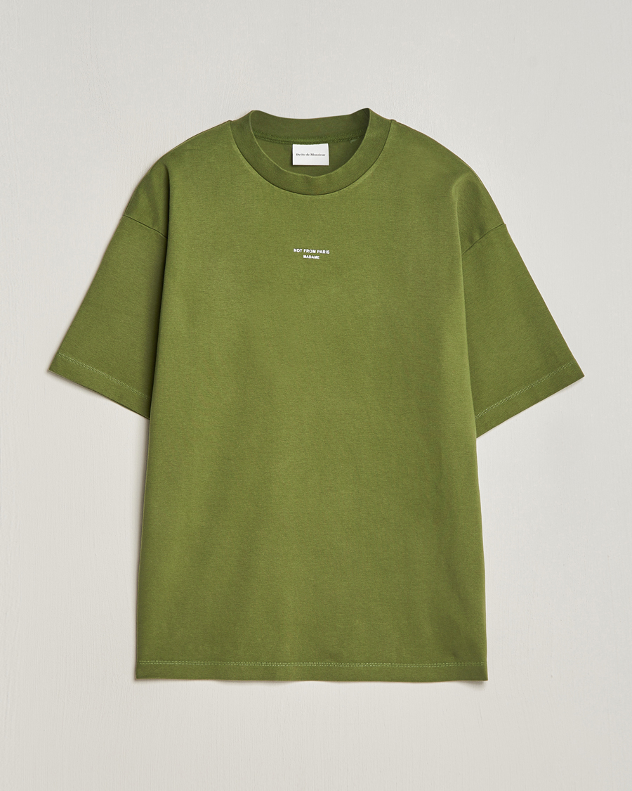 Mies | T-paidat | Drôle de Monsieur | Classic NFPM T-Shirt Khaki