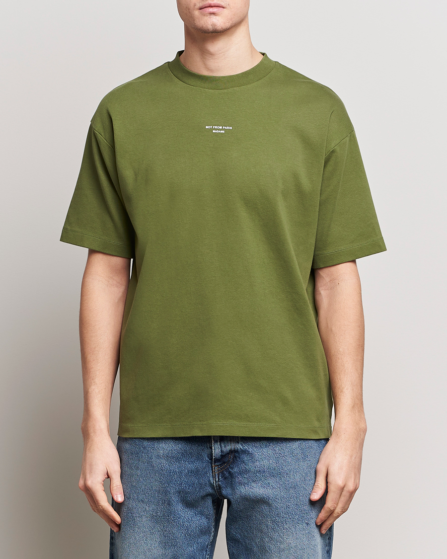 Mies | T-paidat | Drôle de Monsieur | Classic NFPM T-Shirt Khaki