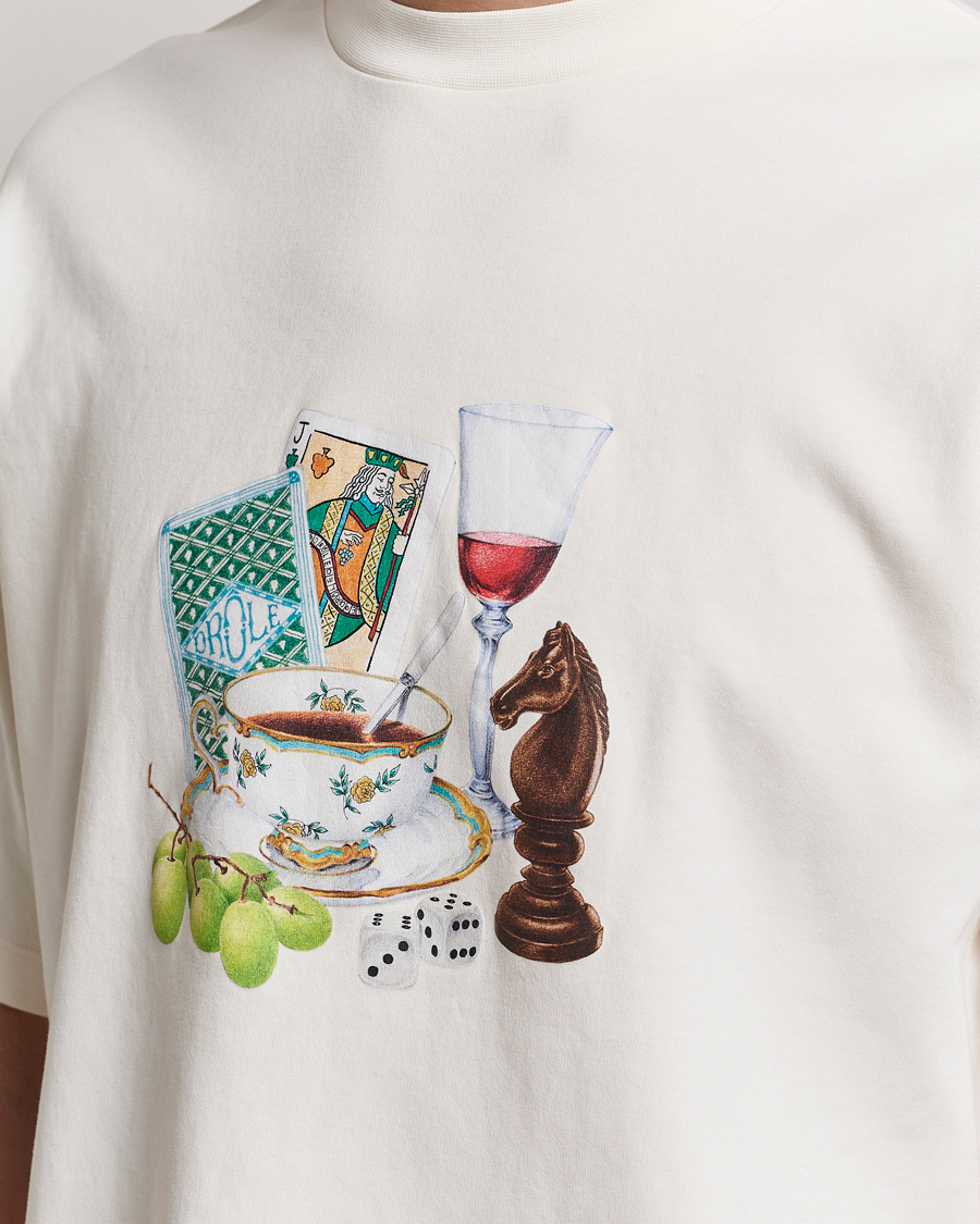 Mies | T-paidat | Drôle de Monsieur | Apres Midi T-Shirt Cream