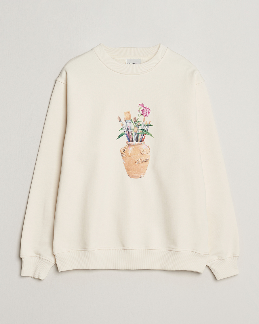 Mies | Puserot | Drôle de Monsieur | Pinceaux Sweatshirt Cream