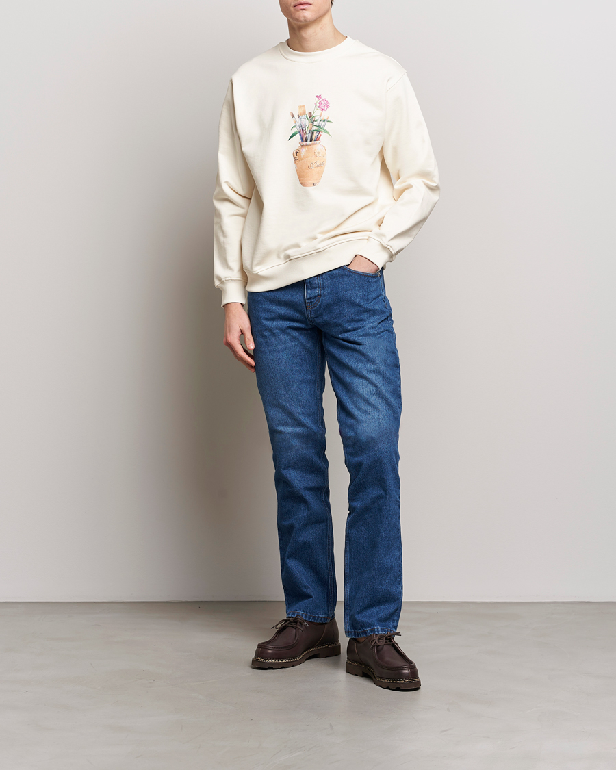 Mies | Puserot | Drôle de Monsieur | Pinceaux Sweatshirt Cream