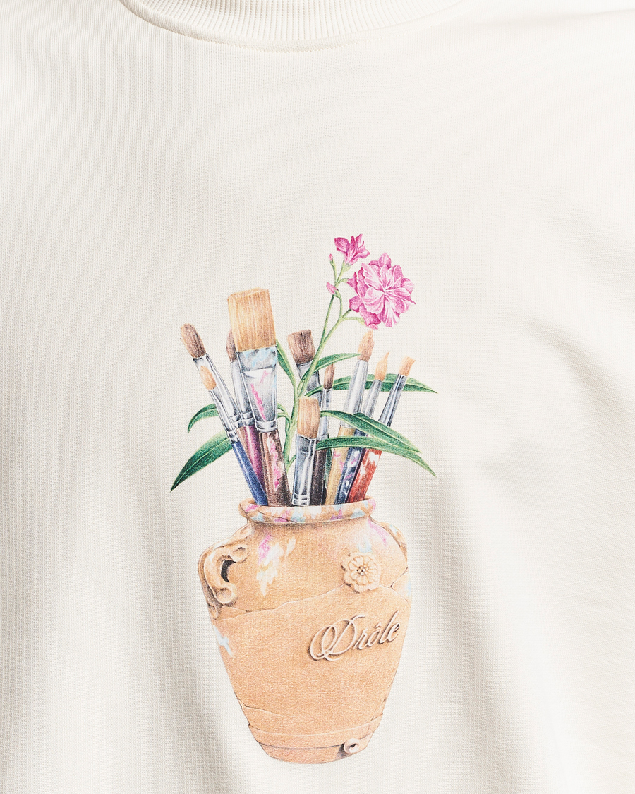 Mies | Puserot | Drôle de Monsieur | Pinceaux Sweatshirt Cream