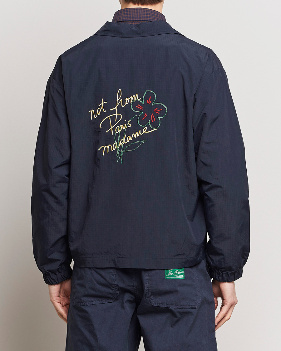 Mies | Takit | Drôle de Monsieur | La Veste Slogan Jacket Navy