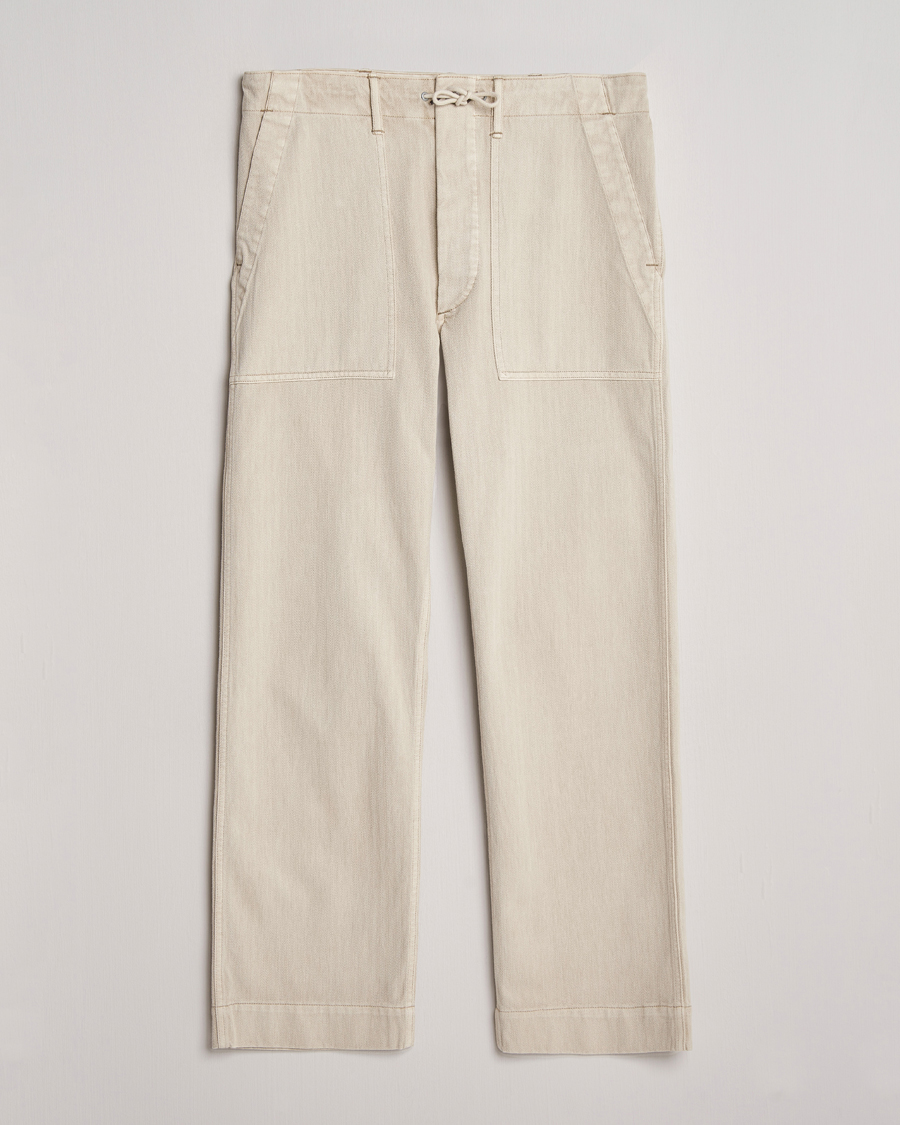 Mies | Housut | RRL | Wilton Herringbone Surplus Pants Off White