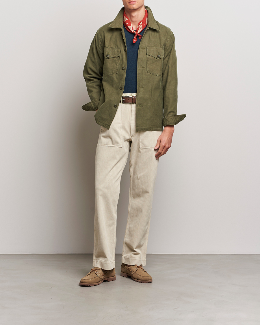 Mies | Housut | RRL | Wilton Herringbone Surplus Pants Off White