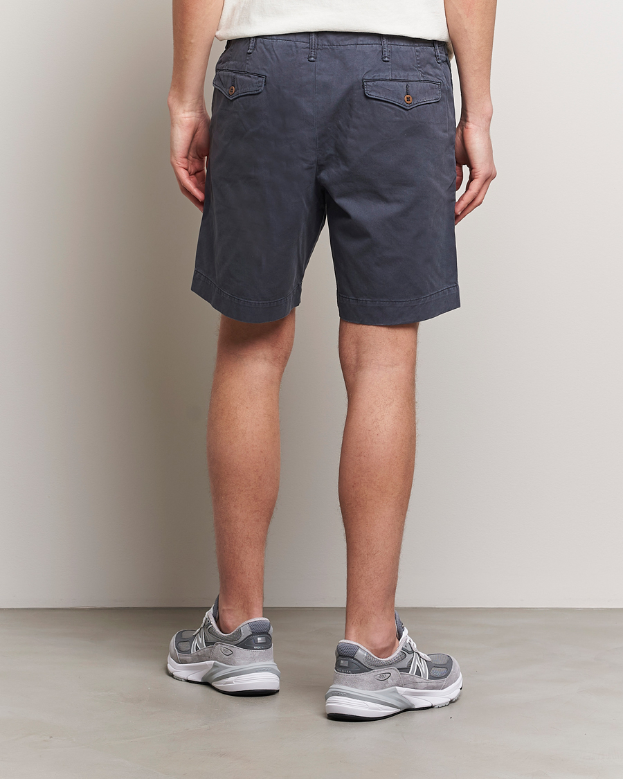 Mies | Shortsit | RRL | Officers Flat Shorts Navy