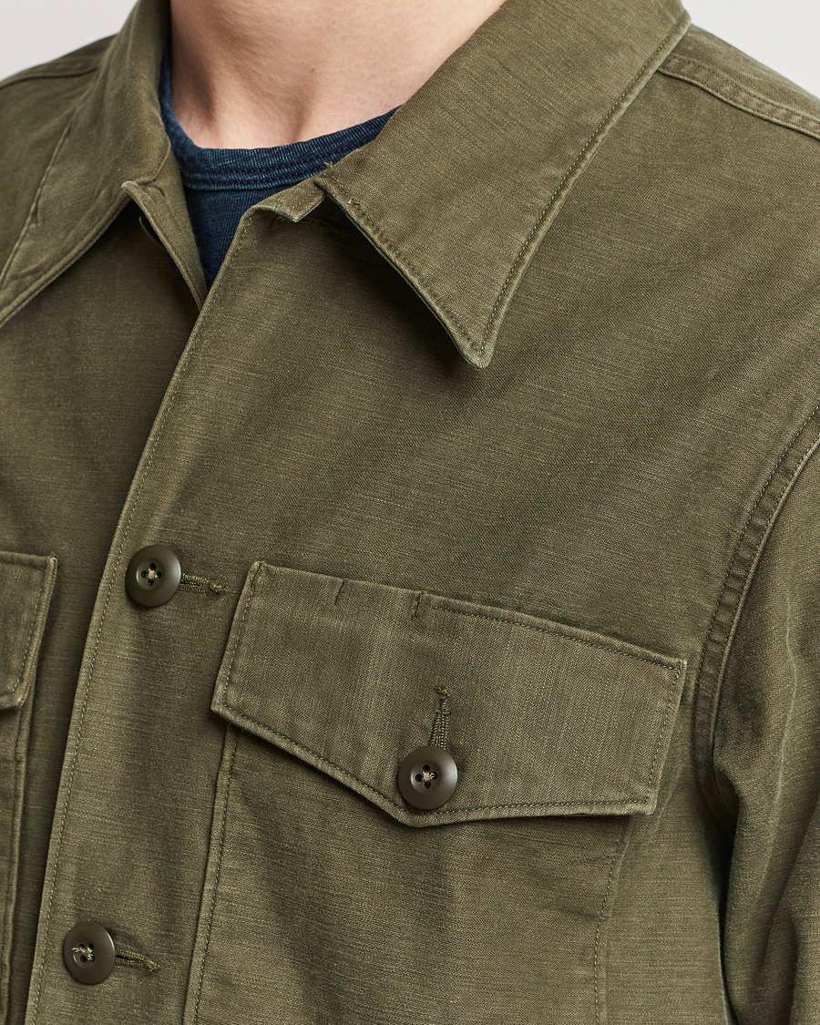 Mies | Kauluspaidat | RRL | Regiment Overshirt Olive