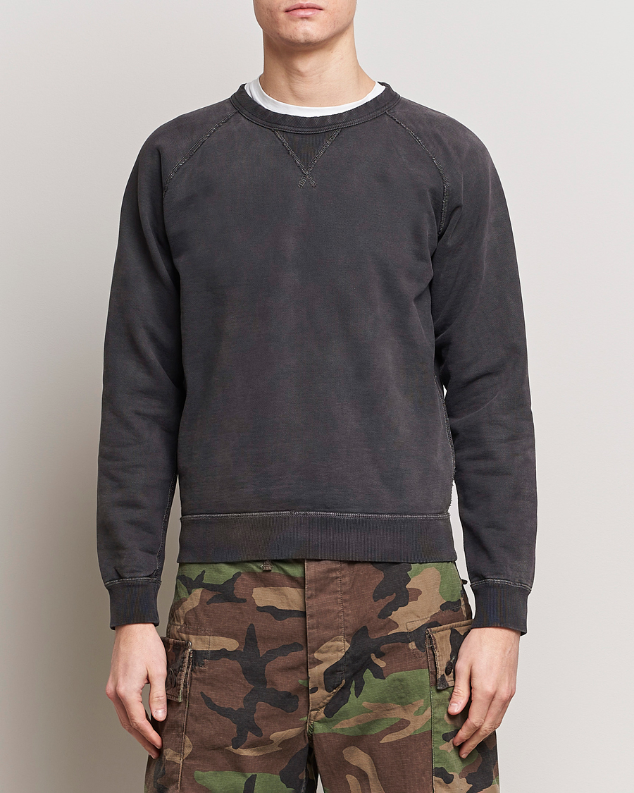 Mies |  | RRL | Raglan Sleeve Sweatshirt Black Indigo