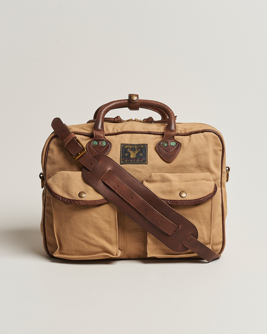 Mies | RRL Cargo Briefcase Khaki | RRL | Cargo Briefcase Khaki