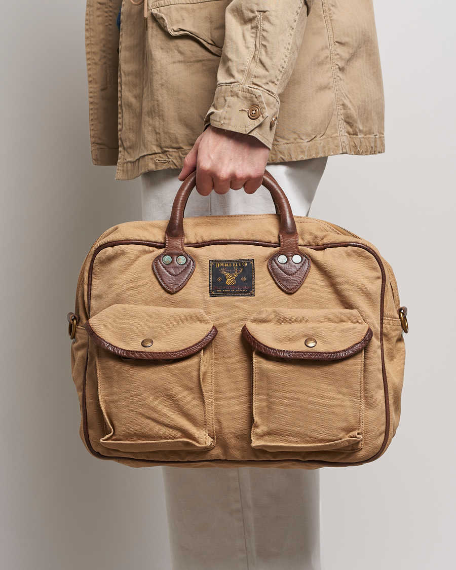 Mies | RRL Cargo Briefcase Khaki | RRL | Cargo Briefcase Khaki