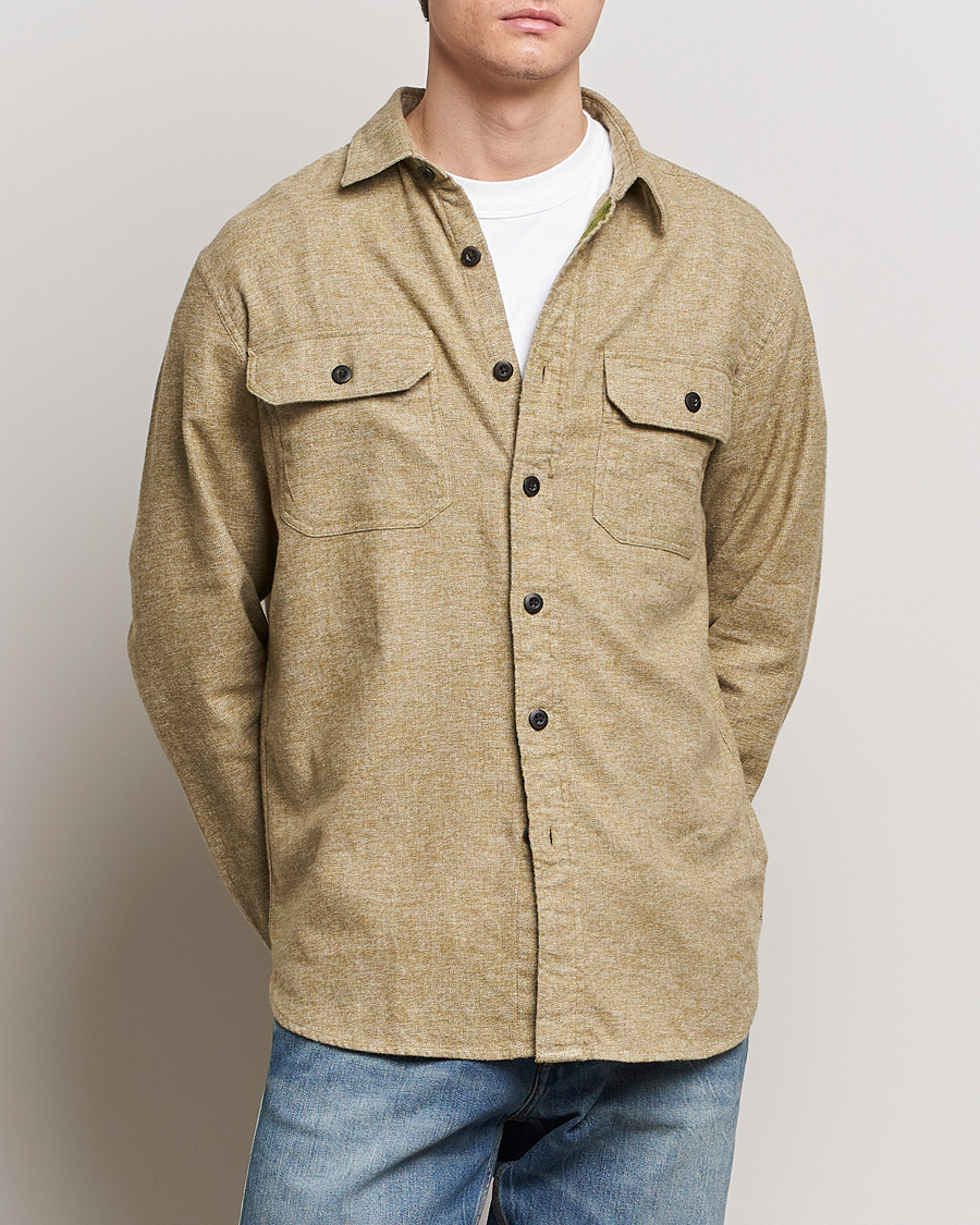 Mies |  | Pendleton | Burnside Flannel Shirt Olive