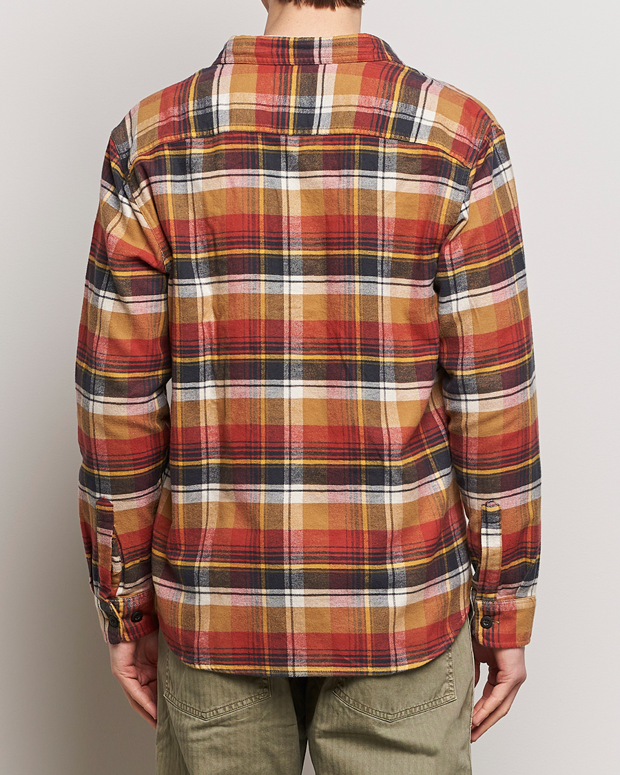 Mies | Kauluspaidat | Pendleton | Burnside Flannel Shirt Tan/Red Plaid