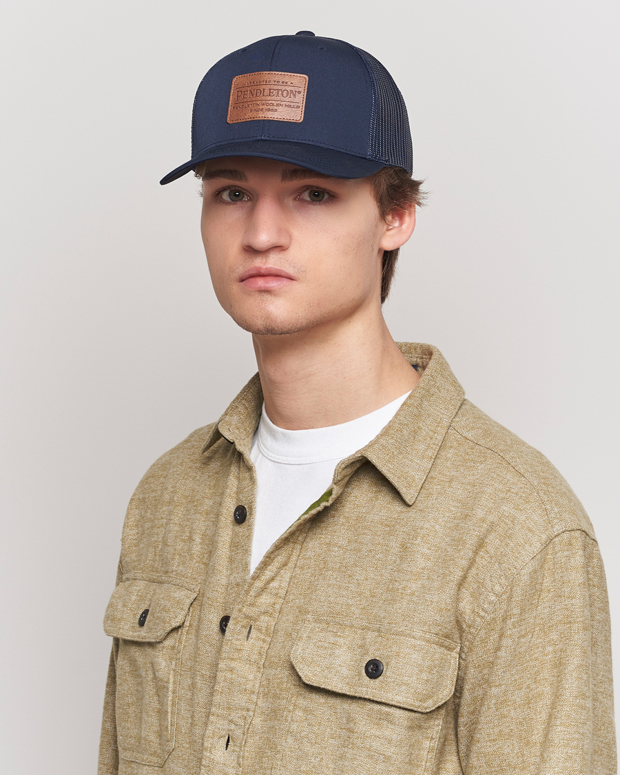 Mies |  | Pendleton | Burnished Patch Trucker Cap Navy