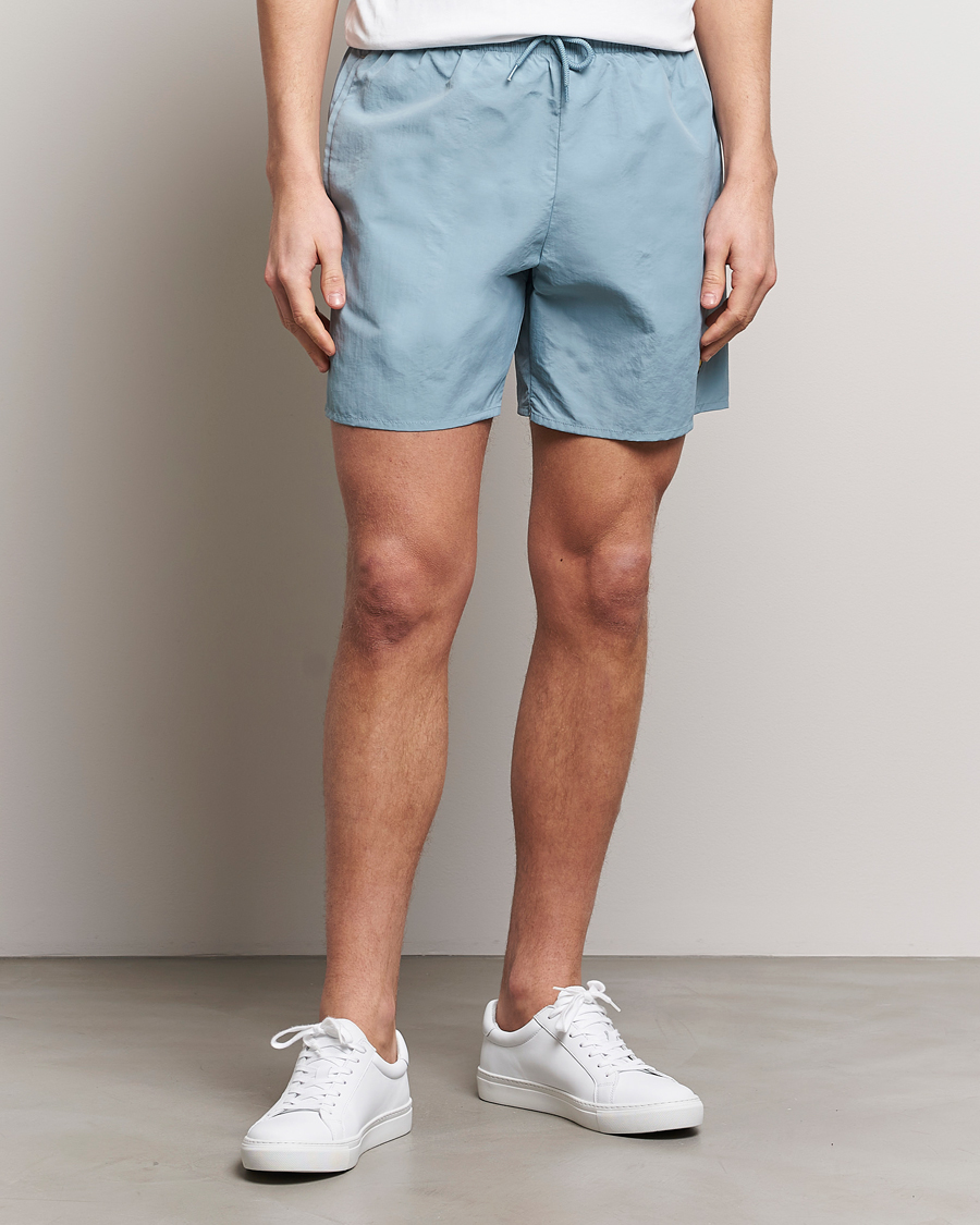 Mies | Uimahousut | Lyle & Scott | Plain Swimshorts Slate Blue