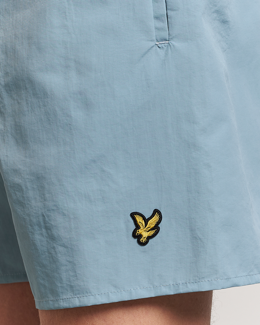 Mies | Uimahousut | Lyle & Scott | Plain Swimshorts Slate Blue