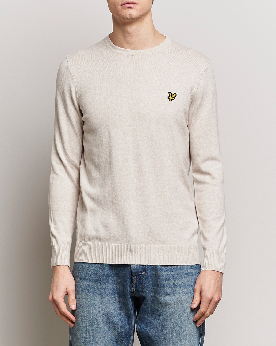 Mies | Puserot | Lyle & Scott | Cotton/Merino Knitted Crew Neck Cove