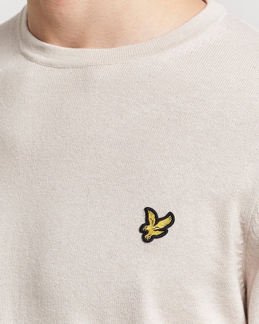 Mies | Puserot | Lyle & Scott | Cotton/Merino Knitted Crew Neck Cove