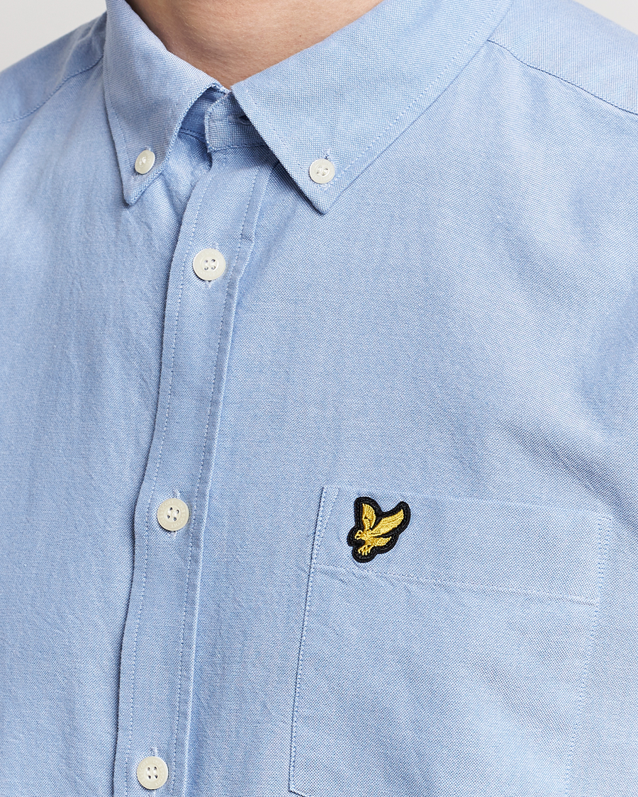 Mies | Kauluspaidat | Lyle & Scott | Lightweight Oxford Short Sleeve Shirt Riviera