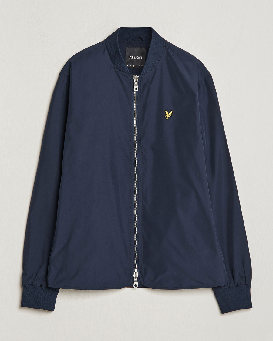 Mies | Takit | Lyle & Scott | Nylon Bomber Jacket Dark Navy
