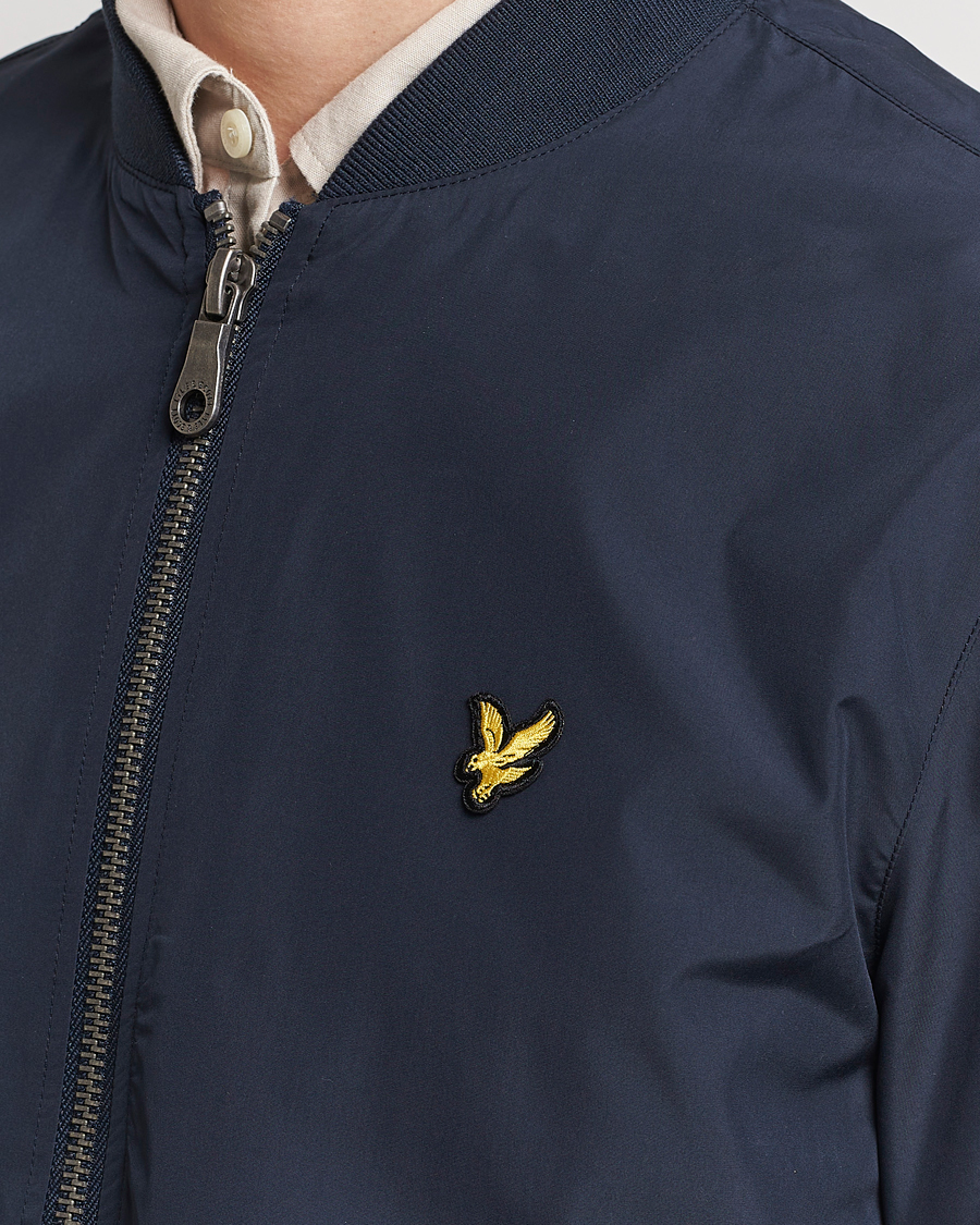 Mies | Takit | Lyle & Scott | Nylon Bomber Jacket Dark Navy