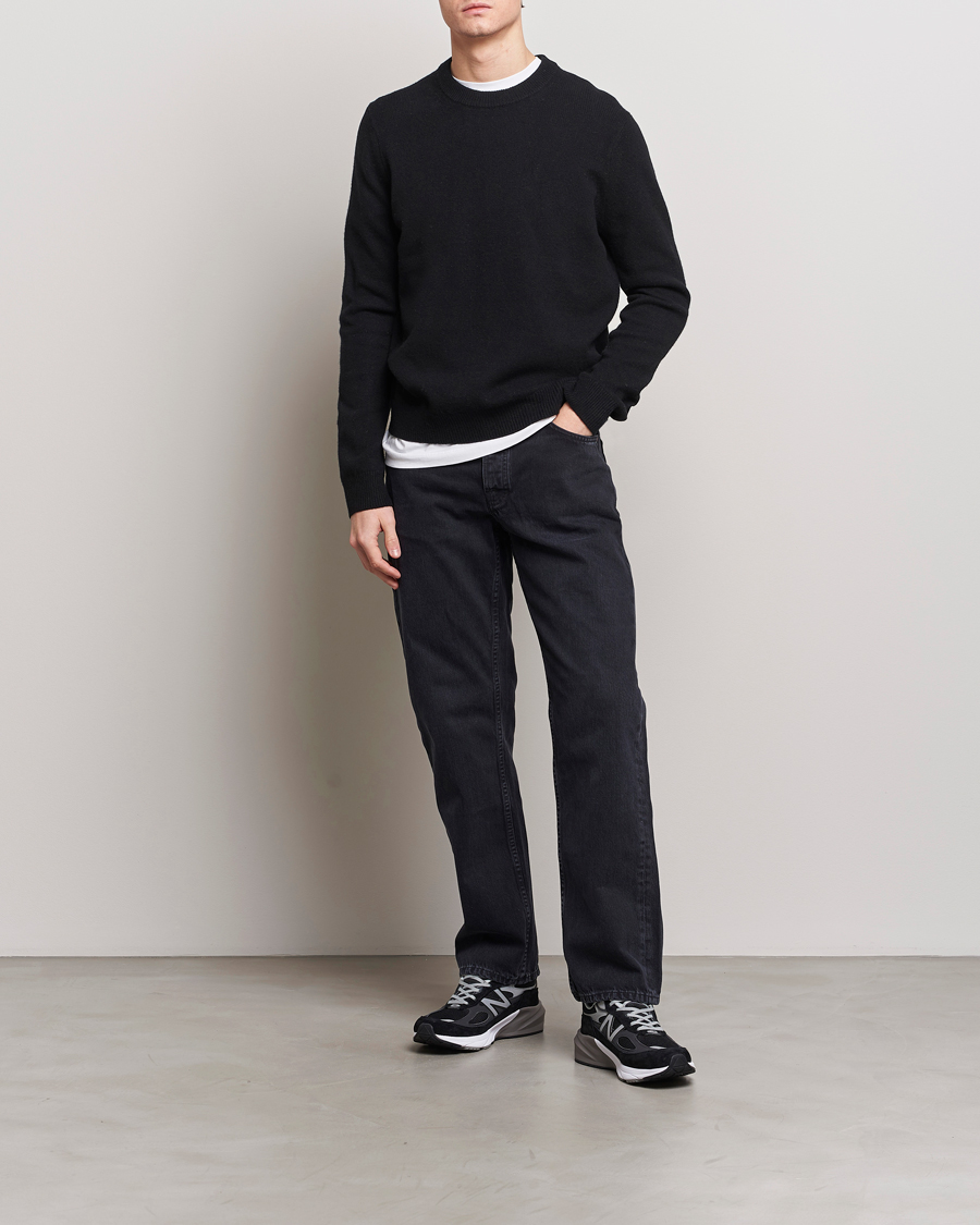 Mies | Puserot | Samsøe Samsøe | Isak Crew Neck Black