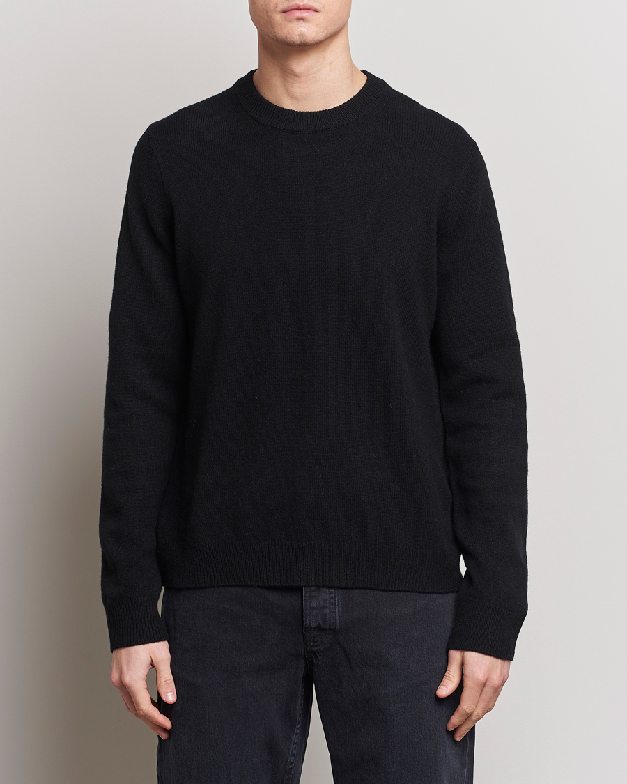 Mies | Puserot | Samsøe Samsøe | Isak Crew Neck Black