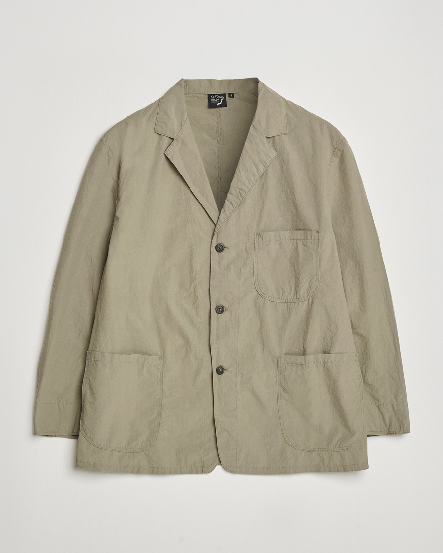 Mies | Pikkutakit | orSlow | Unconstructed Cotton Blazer Greige