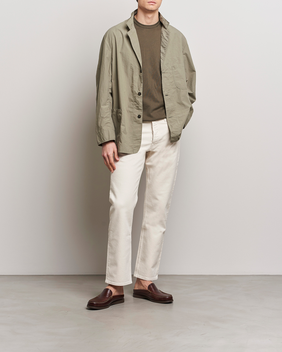 Mies | Pikkutakit | orSlow | Unconstructed Cotton Blazer Greige