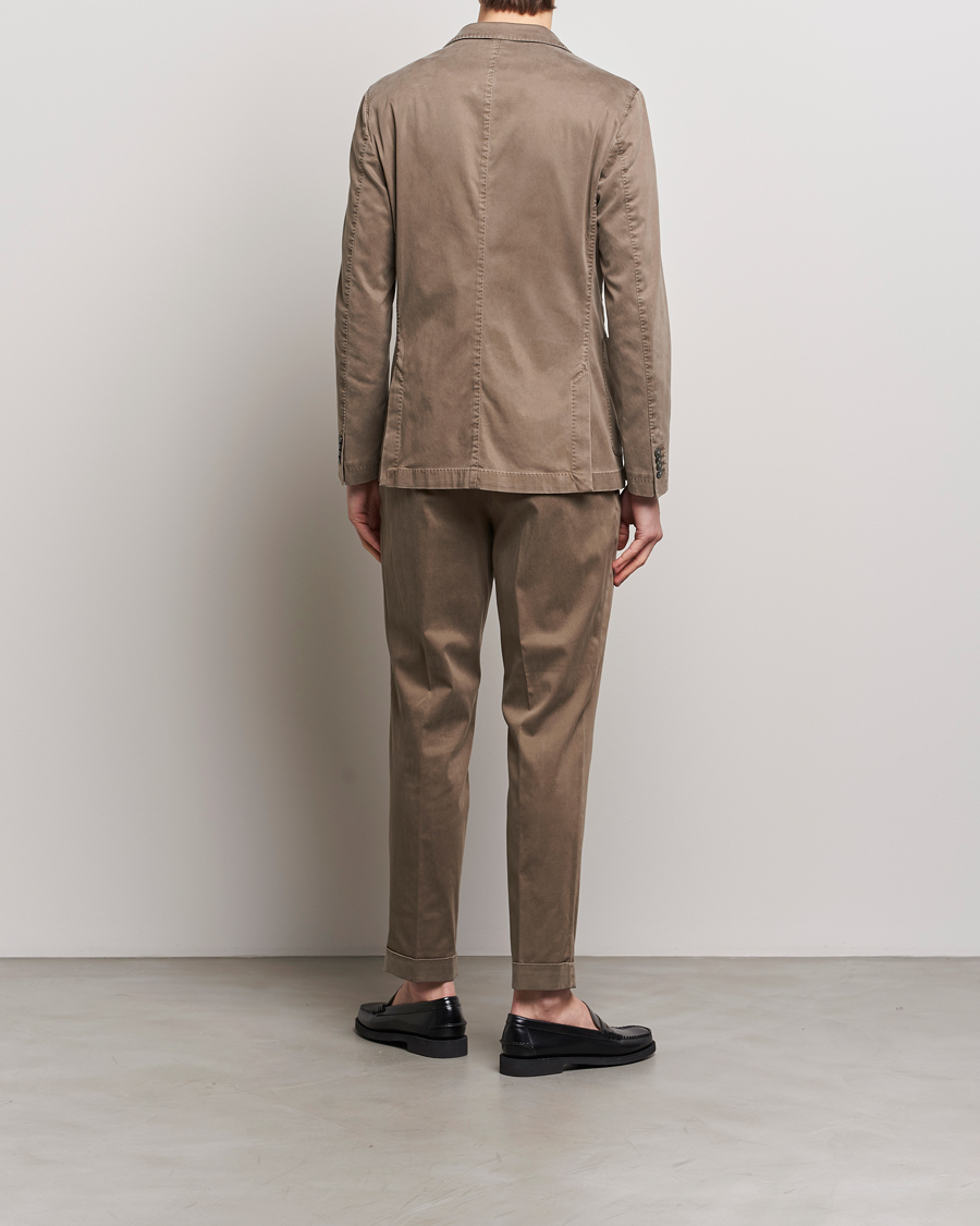 Mies | Puvut | BOSS BLACK | Hanry Cotton Suit Open Brown