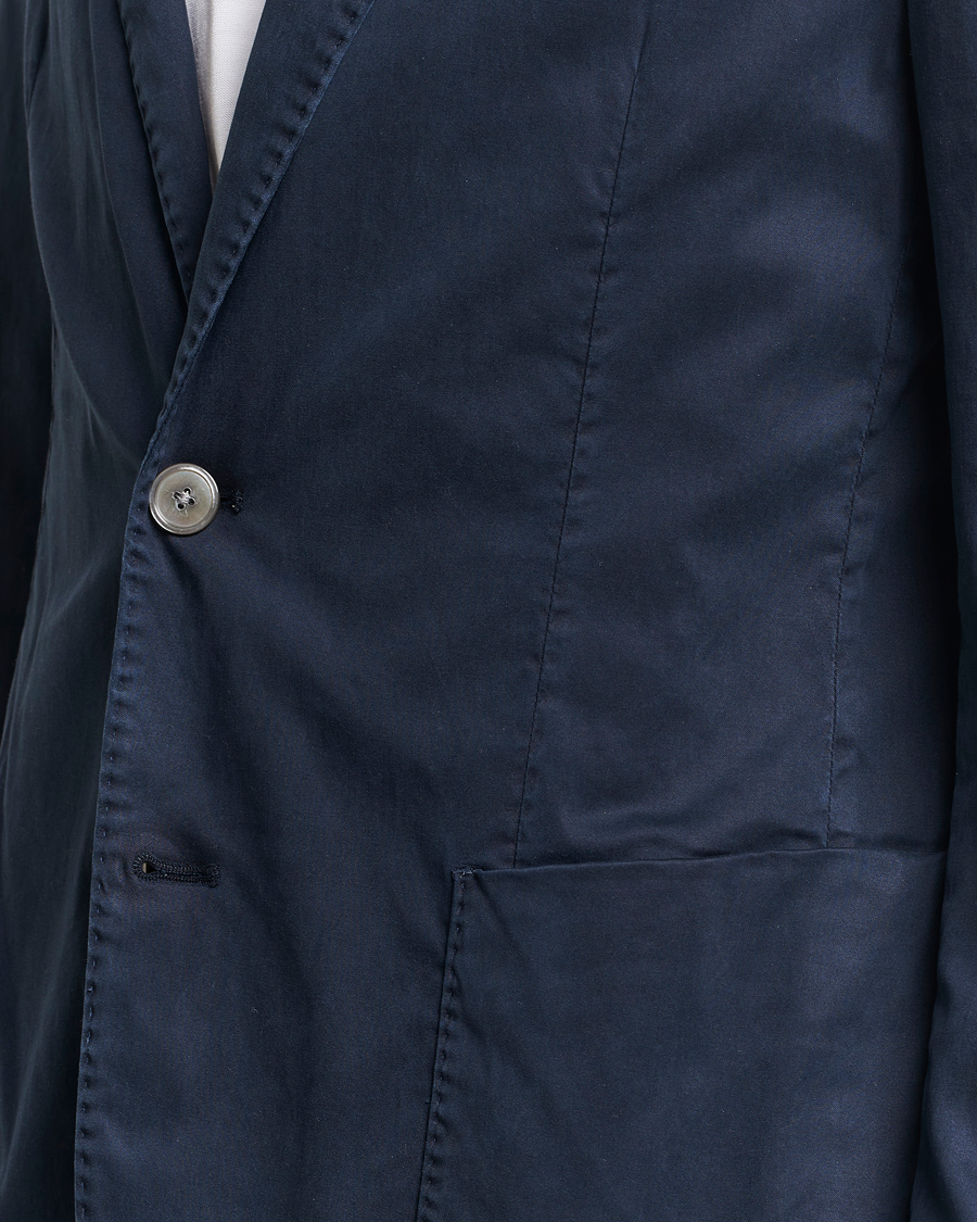 Mies | Puvut | BOSS BLACK | Hanry Cotton Suit Dark Blue