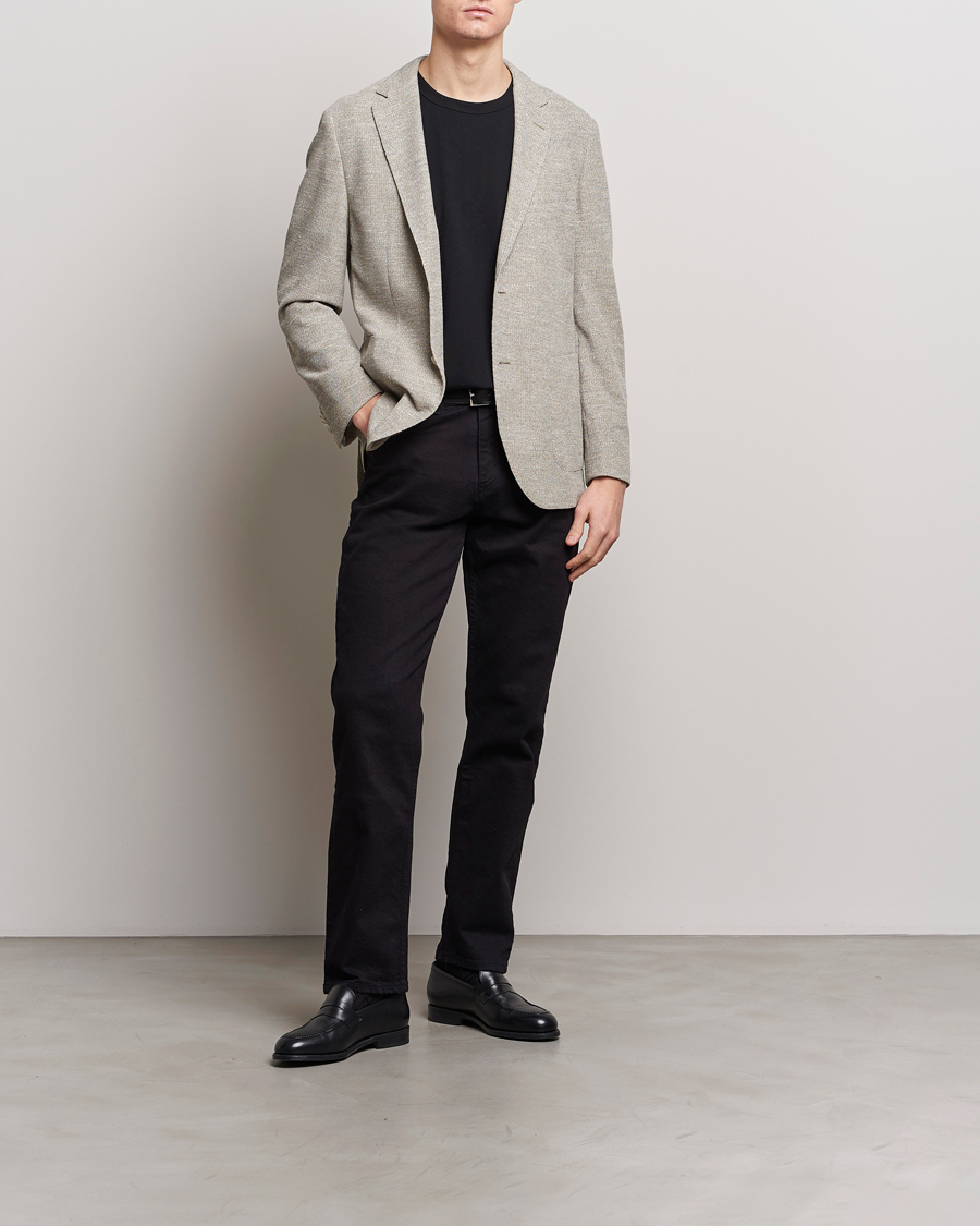 Mies | Pikkutakit | BOSS BLACK | Jaye Regular Fit Jersey Blazer Light Beige
