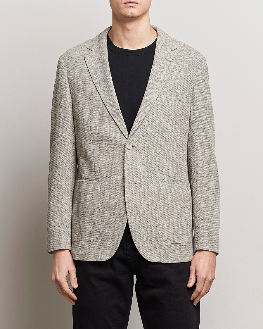 Mies | Pikkutakit | BOSS BLACK | Jaye Regular Fit Jersey Blazer Light Beige