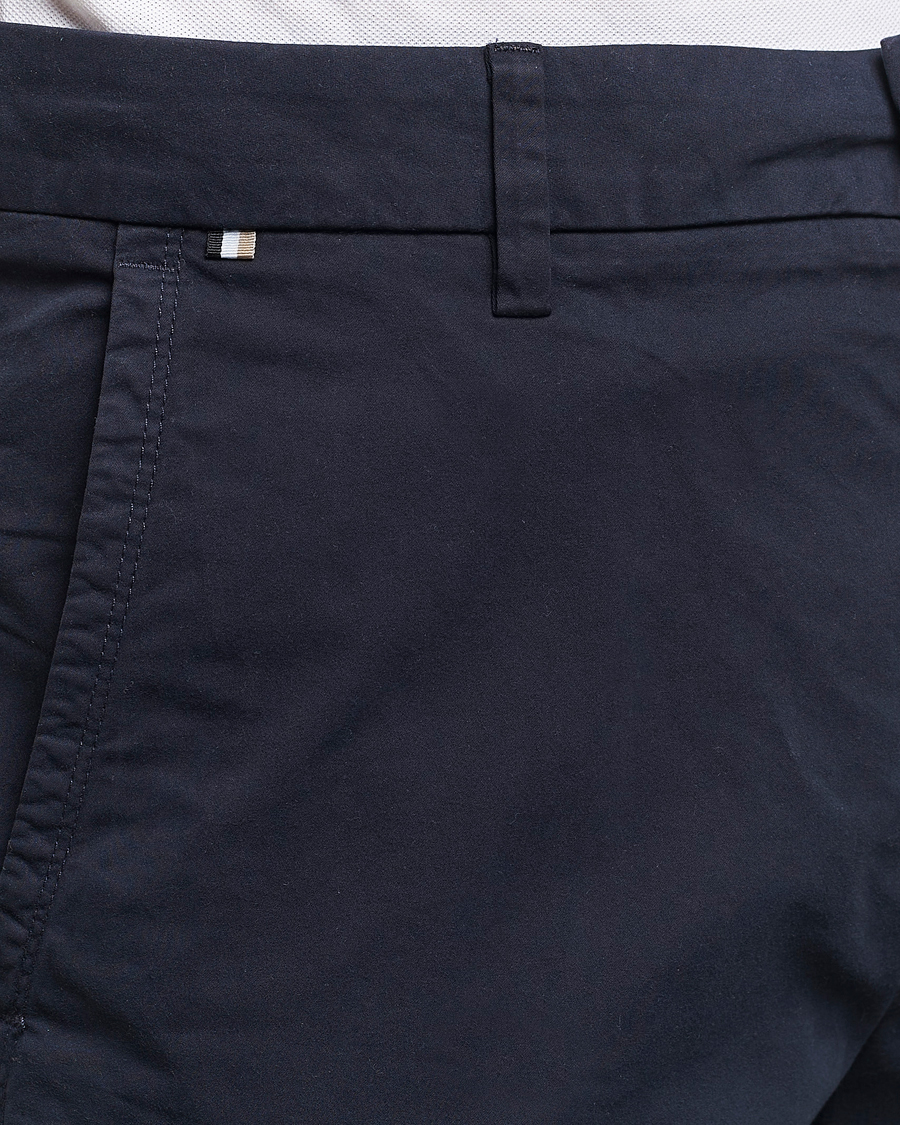 Mies | Housut | BOSS BLACK | Kaiton Cotton Pants Dark Blue