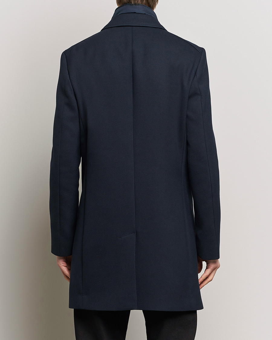 Mies | Takit | BOSS BLACK | Hyde Cotton Coat Dark Blue