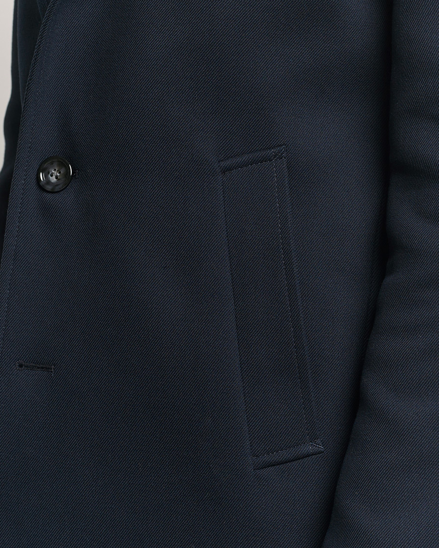 Mies | Takit | BOSS BLACK | Hyde Cotton Coat Dark Blue