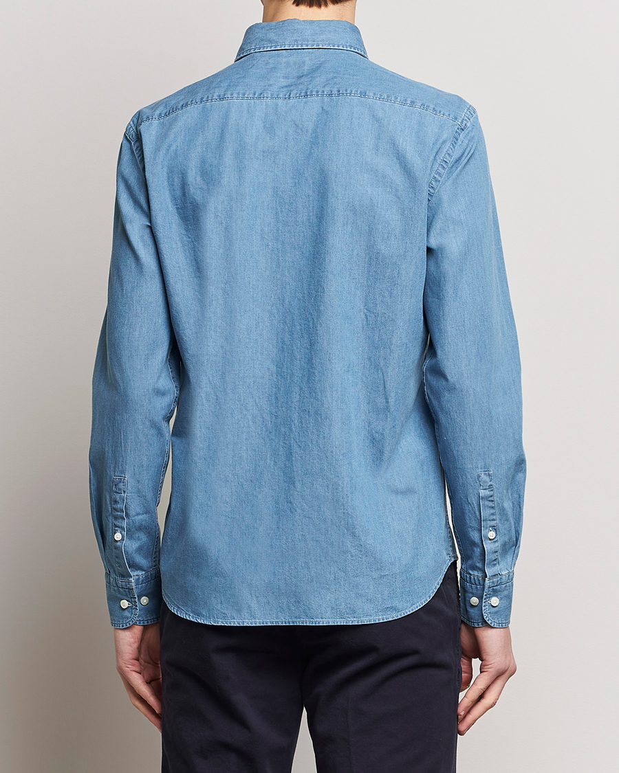 Mies | Kauluspaidat | BOSS BLACK | Hal Cotton Shirt Medium Blue