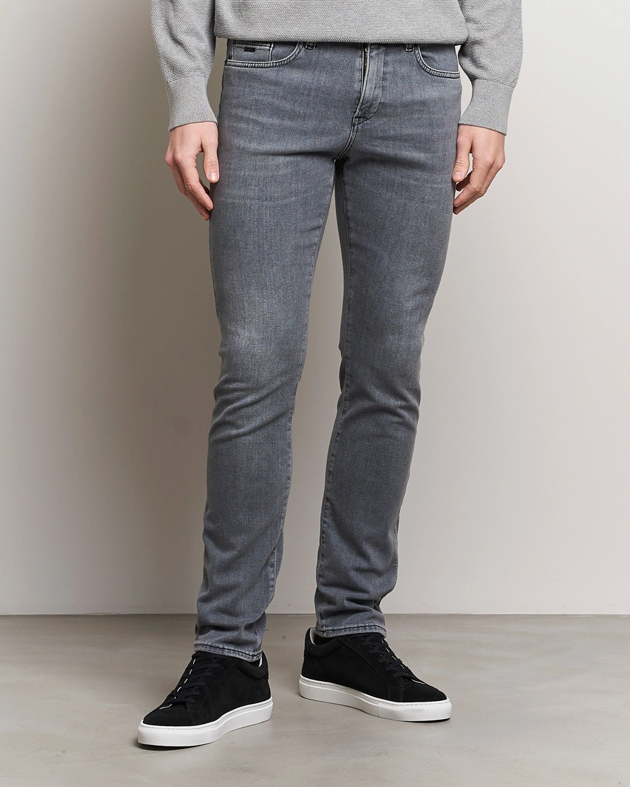 Mies | Slim fit | BOSS BLACK | Delaware Jeans Dark Grey