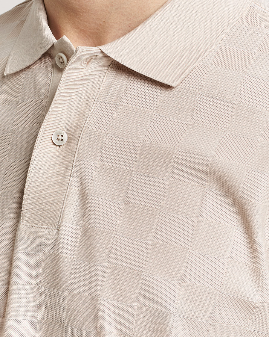 Mies | Pikeet | BOSS BLACK | Porsche Parlay Jersey Piké Open White