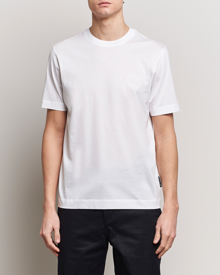Mies | Lyhythihaiset t-paidat | BOSS BLACK | Porsche Thompson T-Shirt White