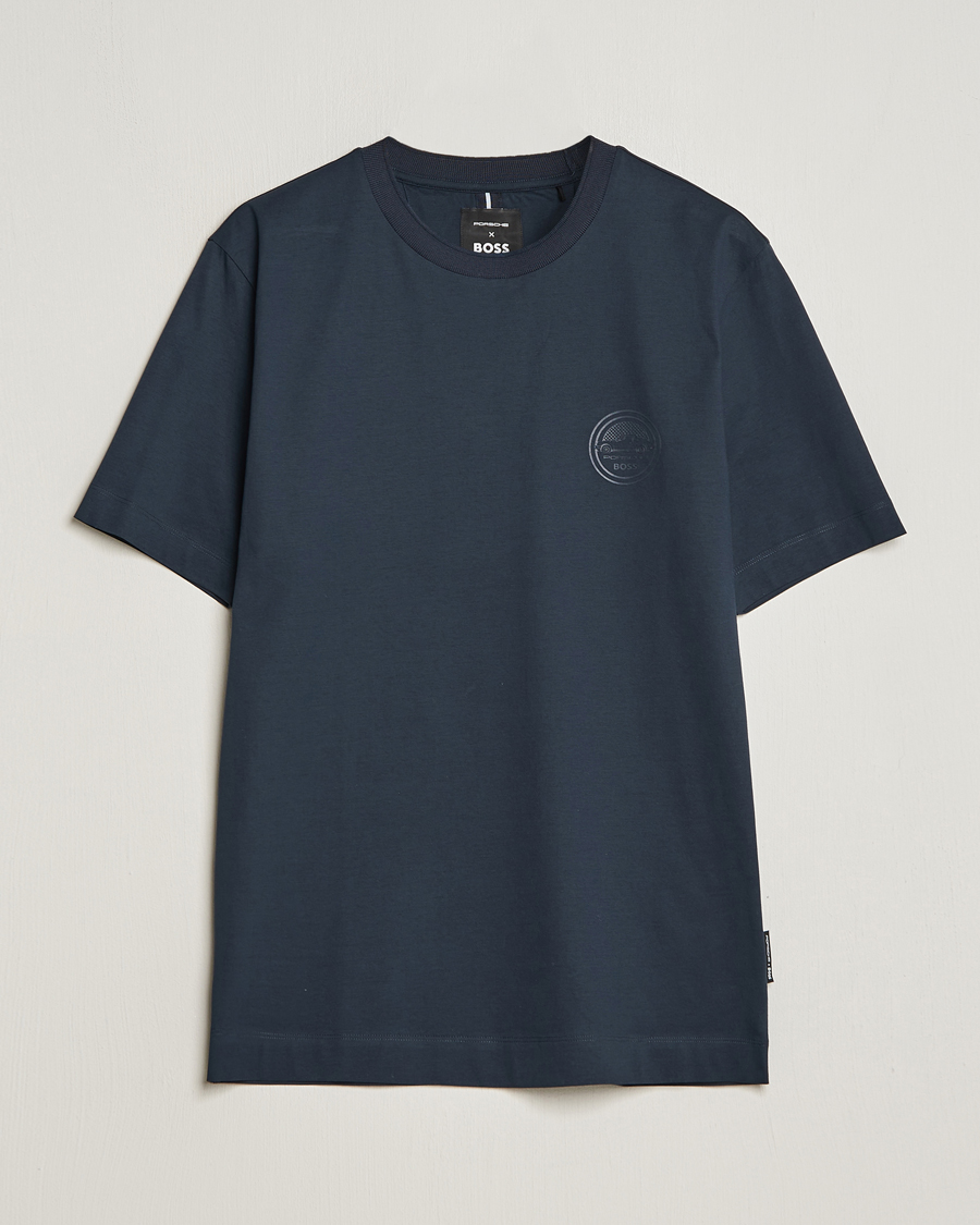 Mies | T-paidat | BOSS BLACK | Porsche Thompson T-Shirt Dark Blue