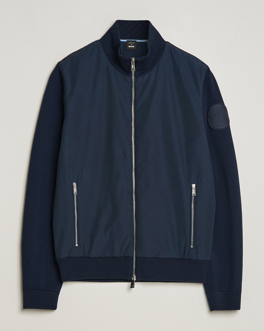 Mies | Takit | BOSS BLACK | Porsche Papillon Hybrid Jacket Dark Blue