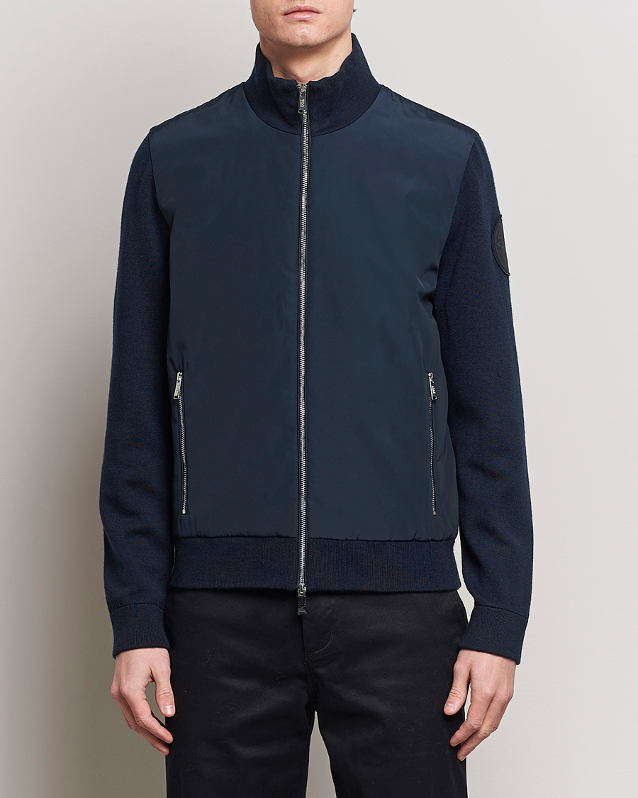 Mies | Takit | BOSS BLACK | Porsche Papillon Hybrid Jacket Dark Blue