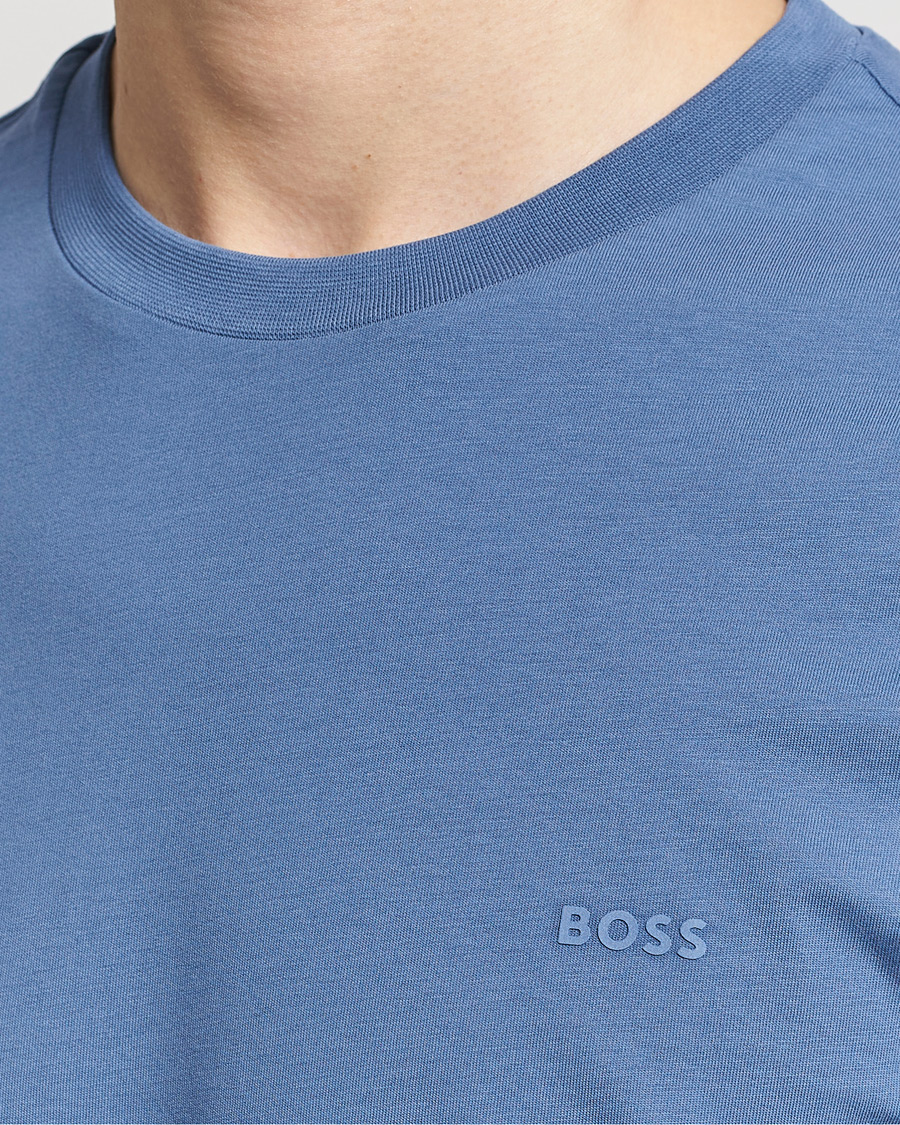 Mies | T-paidat | BOSS BLACK | Thompson Crew Neck T-Shirt Open Blue